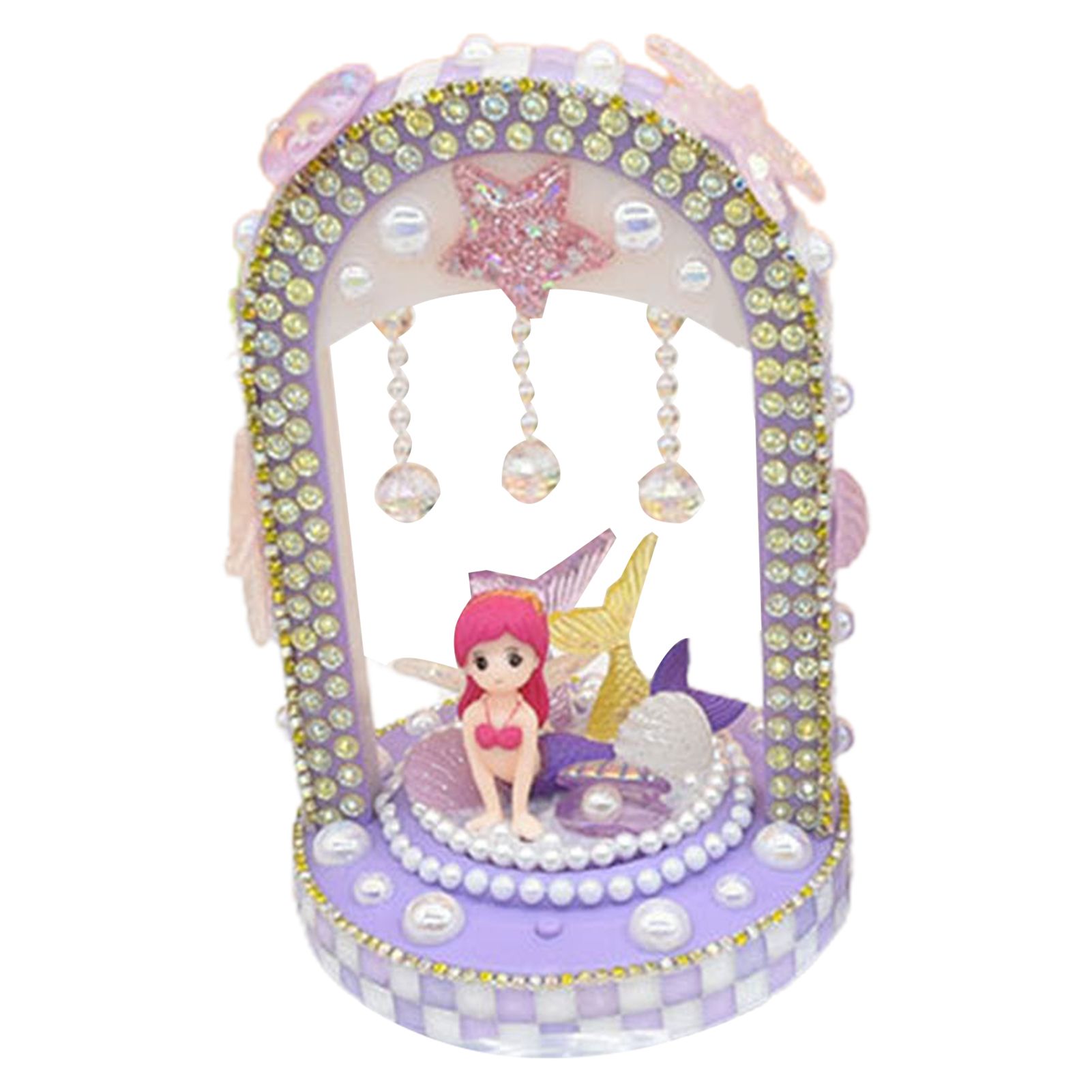 Handmade DIY Toy Safe Girl Making Ornaments Glowing Light Toy