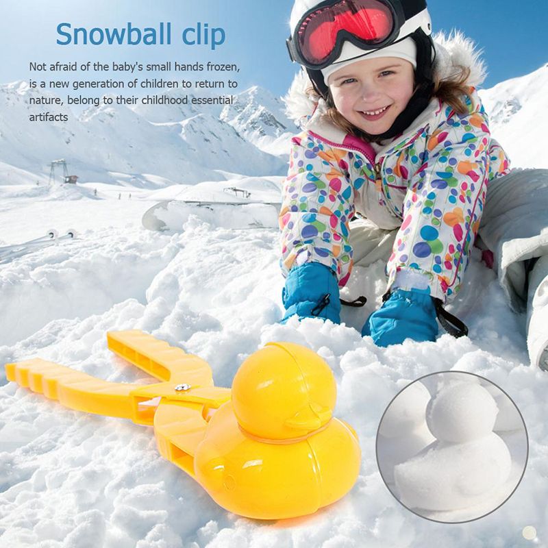 Snowball Maker Plastic Clip Kids Outdoor Sand Snow Ball Mold Toys