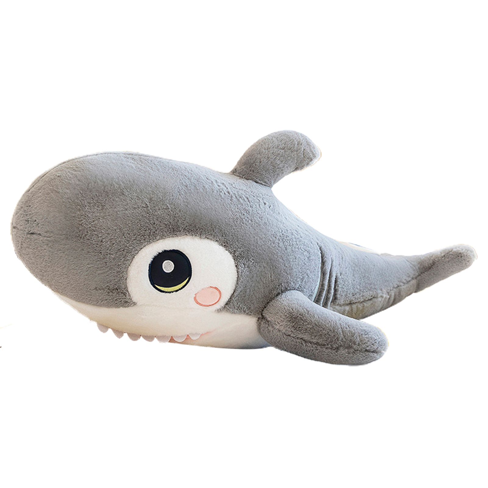 Animal Shark Plush Toy Elastic Huggable Big Eyes Shark Toys