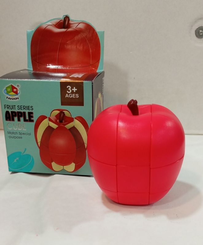 Apple Speed Puzzle Twisty Cube For Kids Professional Learning Educational Toy - Cube - Rubiks Cube 3×3