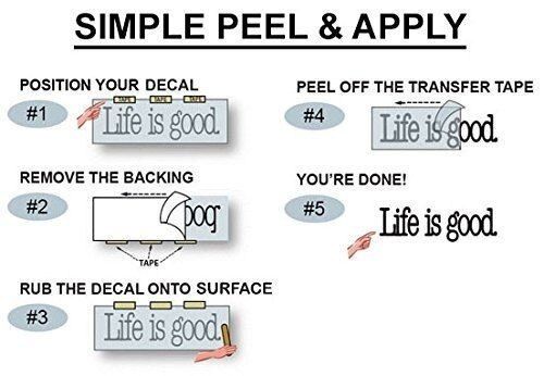 Peace Sign Legs For window Window Truck Bumper Vinyl Decal Sticker
