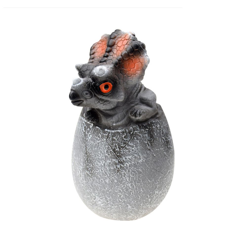 Lovely T-rex Triceratops Dinosaur Egg PVC Model BB Device Development Kids Toy