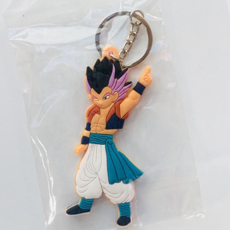 Dragon Ball Anime Action Figure Keychain Accessories Charms PVC Kakarotto Son Goku Keyring Pendant Holder Toys for Children Gift