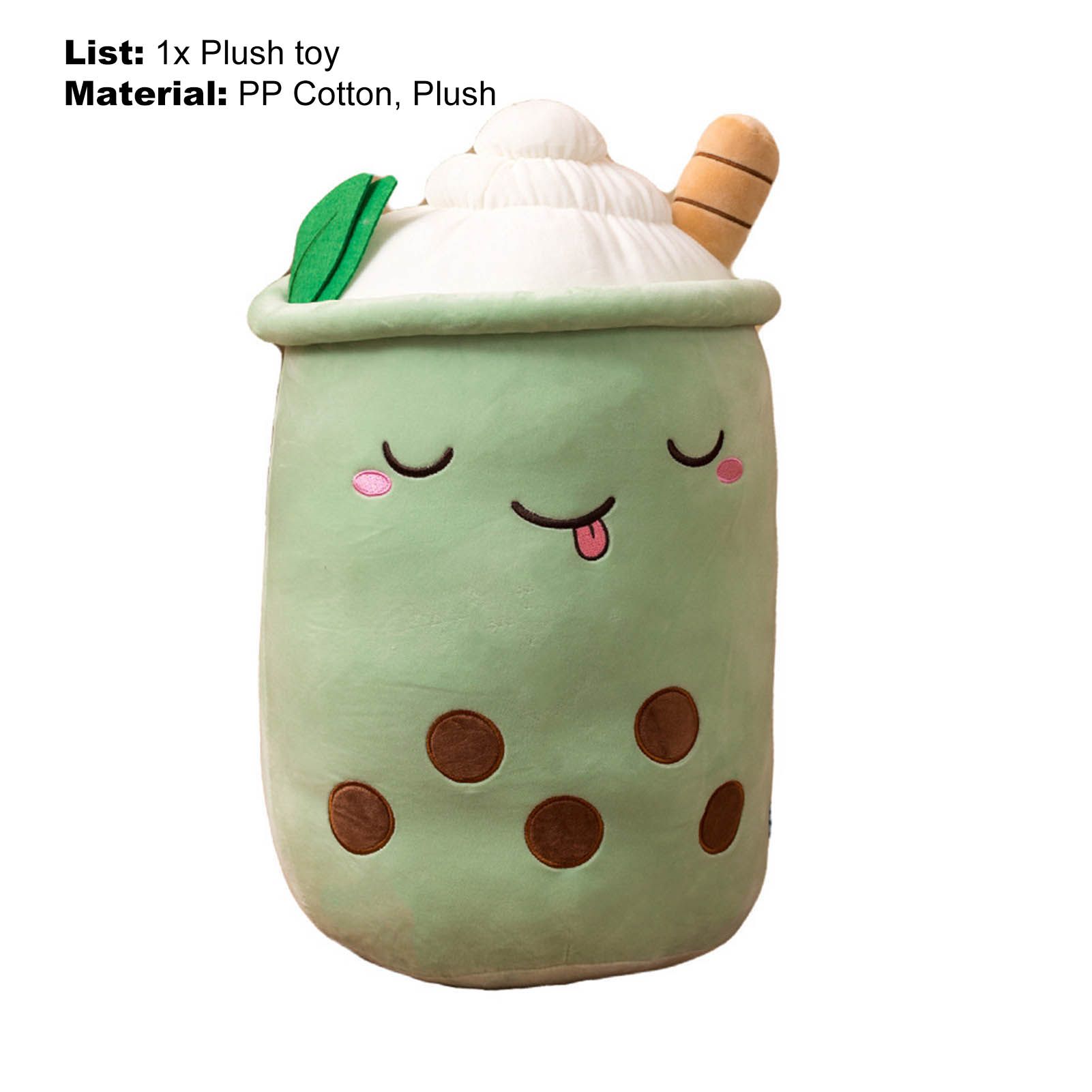 Childrenworld Boba Plush Doll Fine Workmanship 3D Bubble Tea Plushie Stuffed Doll
