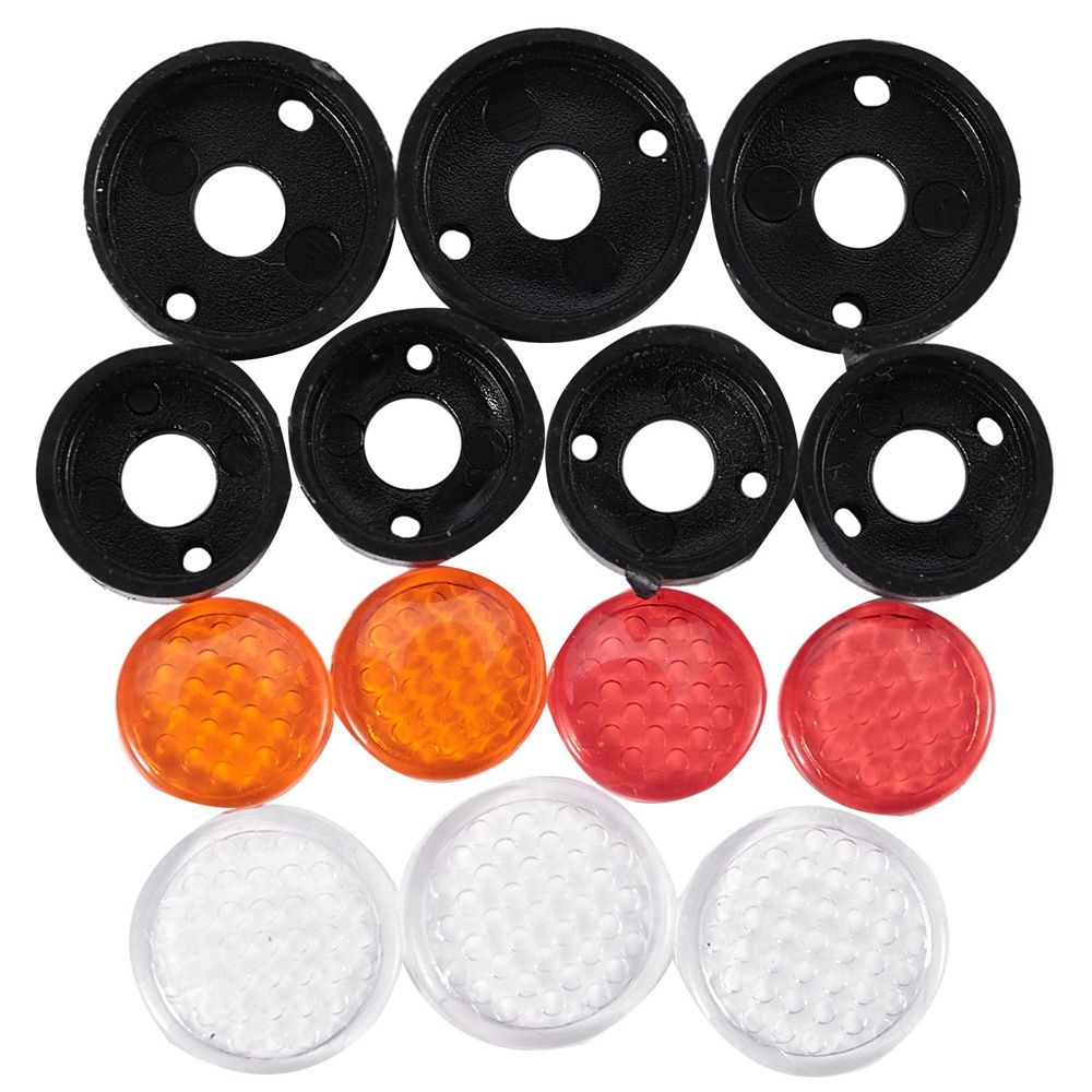 7Pcs Taillight Light Cover for 1:10 RC Crawler l & 1set for WPL B1 B-1 B14 B-14 B36 1/16 Metal Drive Shaft - AS SHOWN