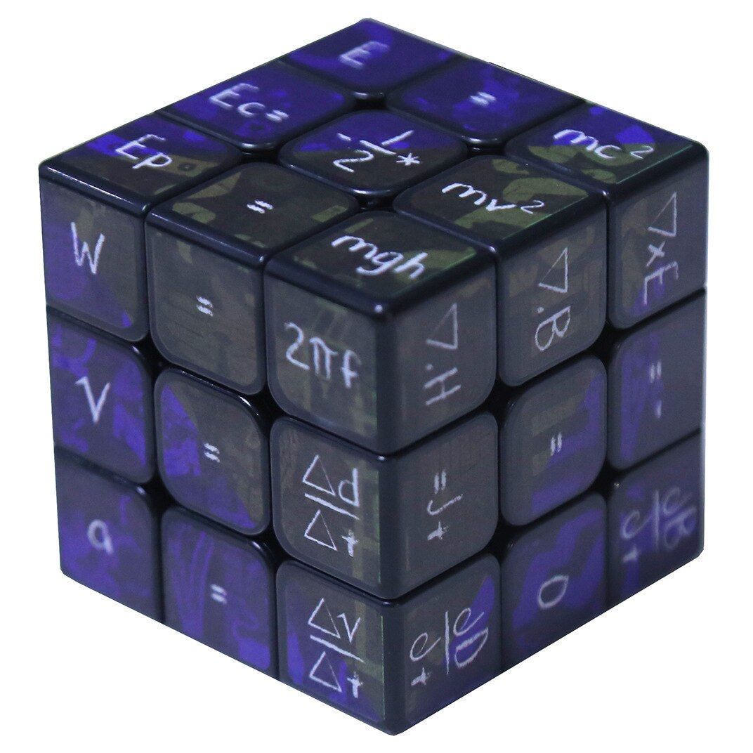 Fangmo UV Physical 3x3x3 Magic Neo Cube Puzzle Toy For Children Brain Traning Boys Gift - Green Bottom Educational Toys Cubo