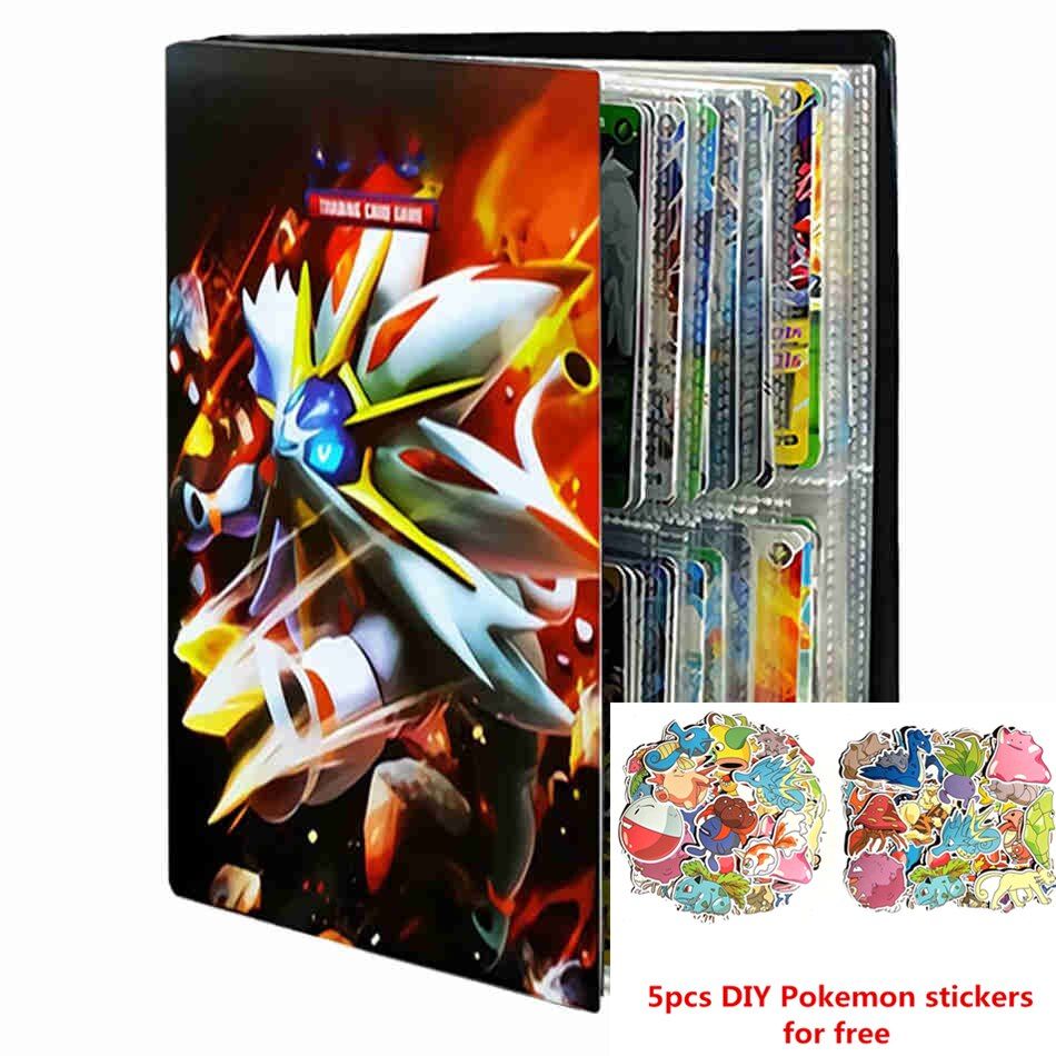 Blastoise Pokemon Cards Album Book 240pcs Cartoon Anime Card DIY Collectors Loaded List Holder Capacity Binder Folder Toys