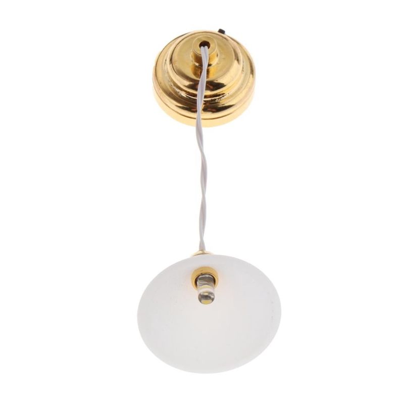 1:12 Dollhouse Mini Lamp Ceiling Light Miniature Furniture Ceiling Lamp for Dollhouse Furniture Scene Accessories Toys