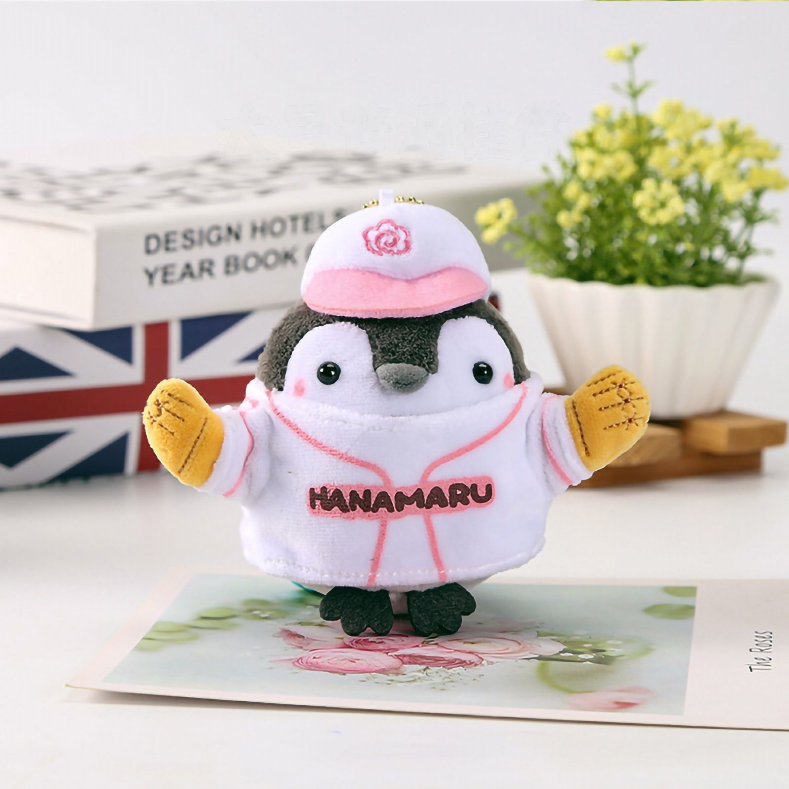 Greenhome Plush Doll Super Soft Wear Resistant PP Cotton Penguins Stuffed Toy Keychain Pendant for Home