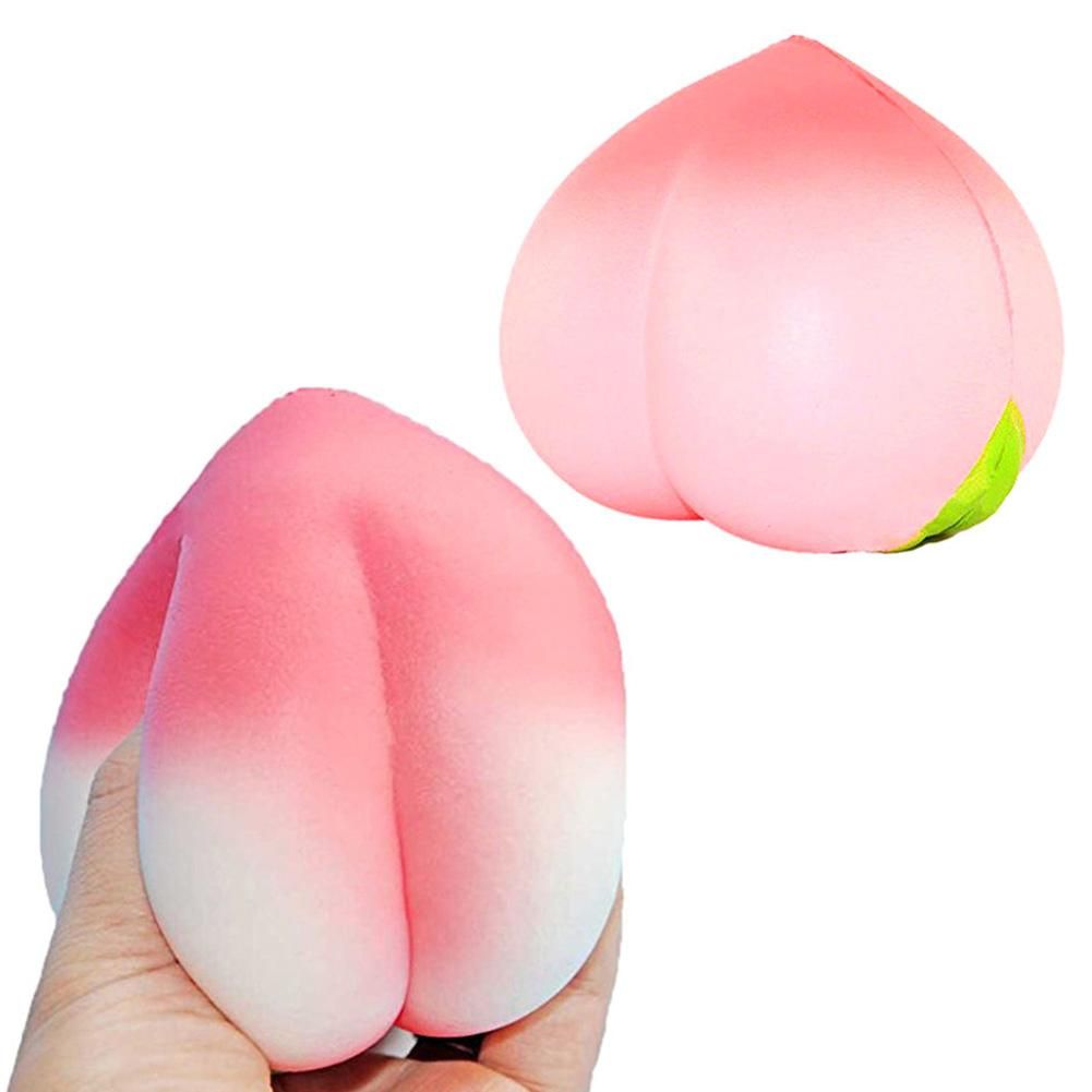 10CM Peach Squishy Slow Rising Jumbo Cute Sweet Cream Scented Bread Cake Kids Toy Xmas Gift