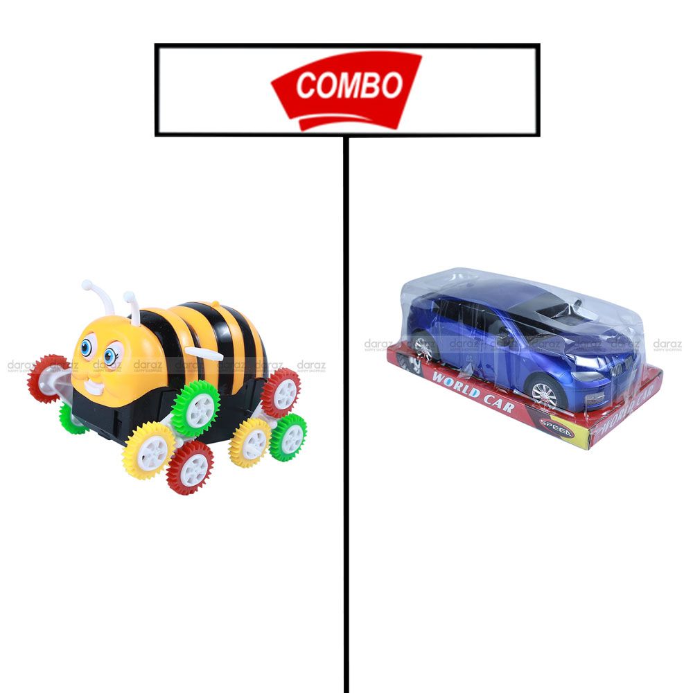 BEE TOY FOR KIDS & RACING TOY CAR FOR KIDS COMBO PACK