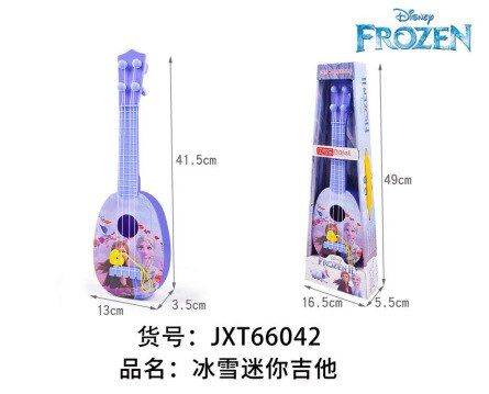 Disney frozen 2 princess elsa Guitar Musical Instruments Toy baby music Guitar Education Birthday Gifts