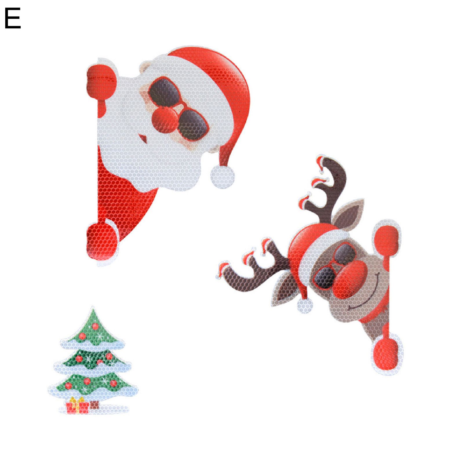 Decorative Sticker Eye-catching Merry Christmas Car Sticker