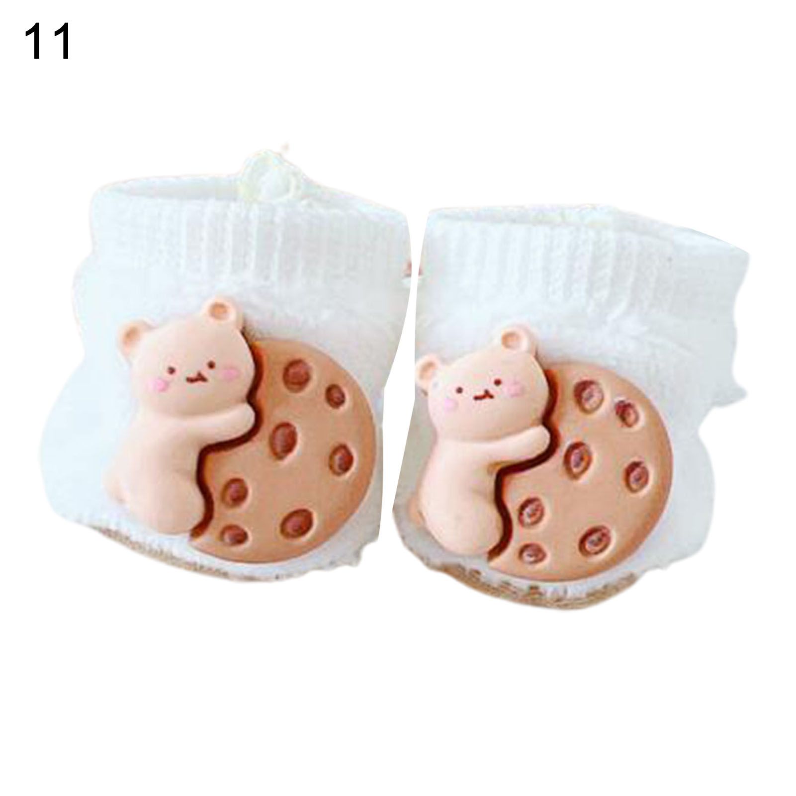 Doll Convex Shoes Free-matching Ornamental Fabric Doll White Big Ears Bunny Bodysuit for Children