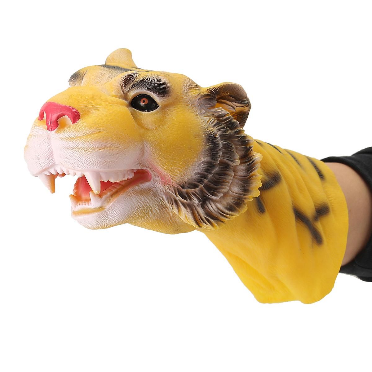 Chomping Triceratops Dino Head Dinosaur Action Figure Hand Puppet Child Toy