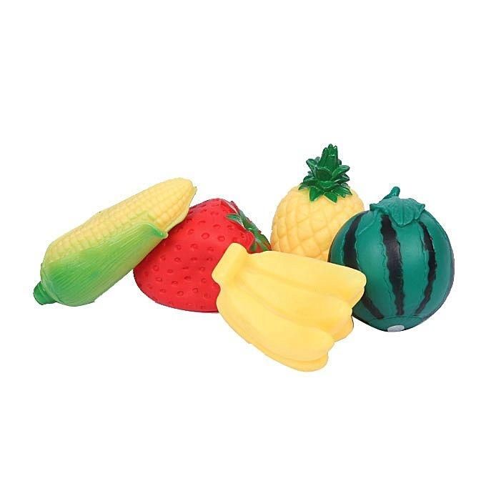 Plastic Fruit Toy Set - Yellow And Red