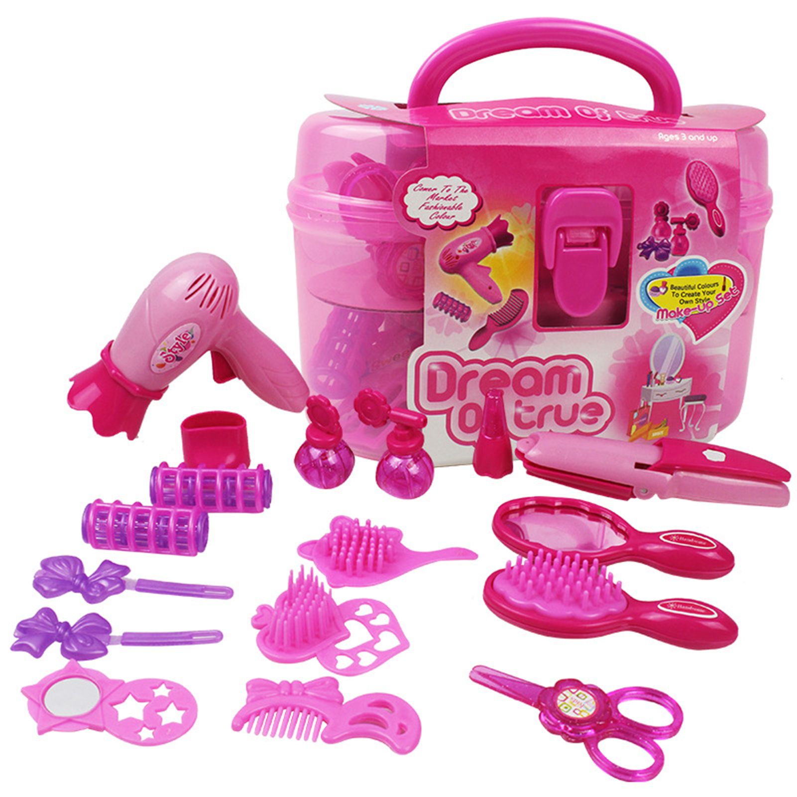 Childrenworld Kid Make Up Toys Vivid Appearance Children Pretending to Play Makeup Toys