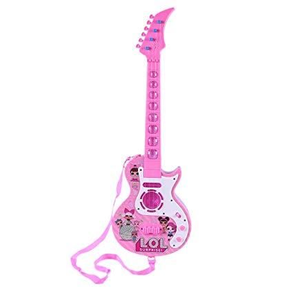 Rock Style Kids Guiter - Pink