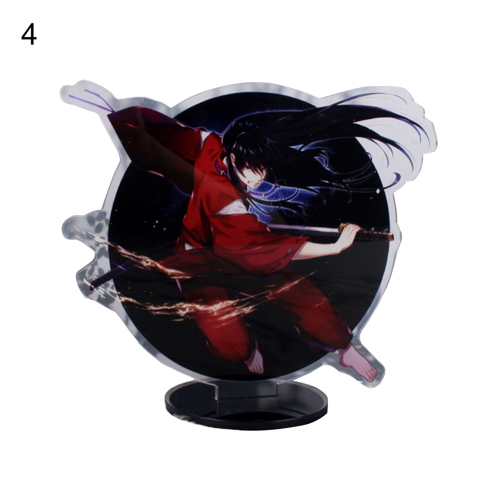 Livecity Inuyasha  Acrylic Standing Anti-crack Exquisite Craftmanship Smallest Detail Anime Collection Inuyasha Stand Figure for Decor