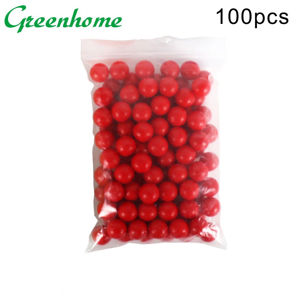 Greenhome 100Pcs 15mm Children Counting Solid Balls Toy School Mathematics Teaching Aids