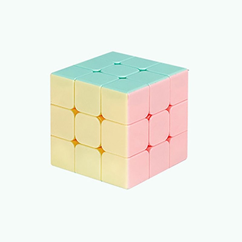 Macaron Colorful Magic Cube Stickerless Speed Cubos High Quality Professional Neocubes Puzzle For Adult Students Stress Reliever