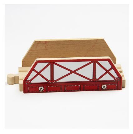 All Kinds of Bridges Wood Track Beech Wooden Railway Magnetic Train Circular Track Accessories fit Biro Thom as Train Tracks