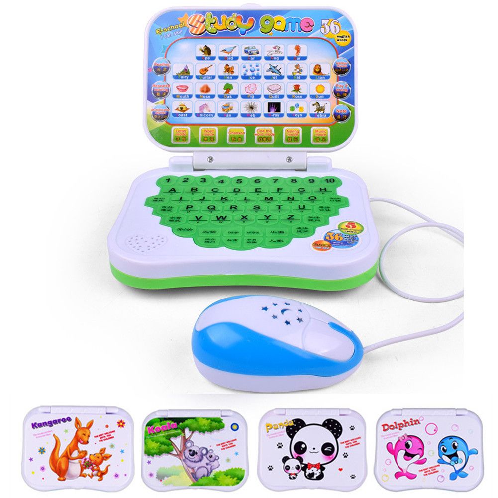 Yfashion ldren's Educational Story Learning Machine ligent Point Reading Computer Including Mouse for Early Education