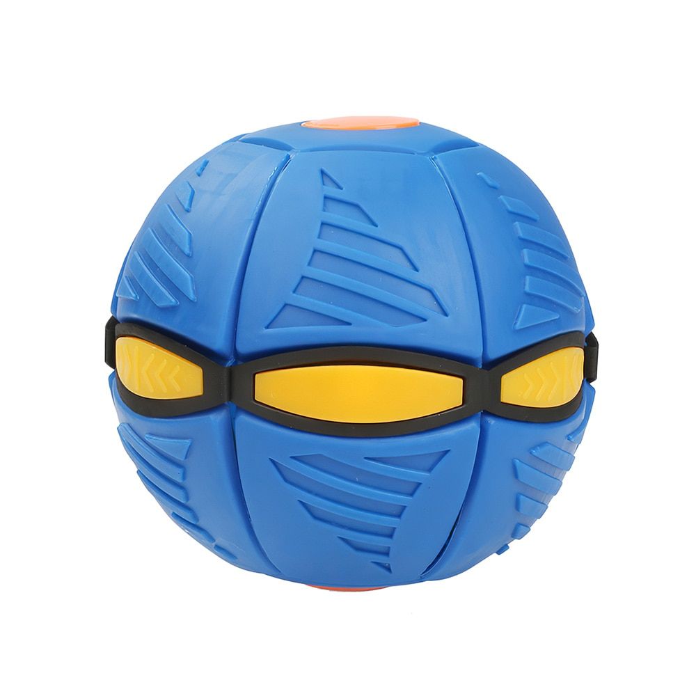 Elastic Flat Deformation Ball Outdoor Training Toys Magic Vent Ball Funny Flat Throw Toy Exploding Flying Saucer Deforming Ball