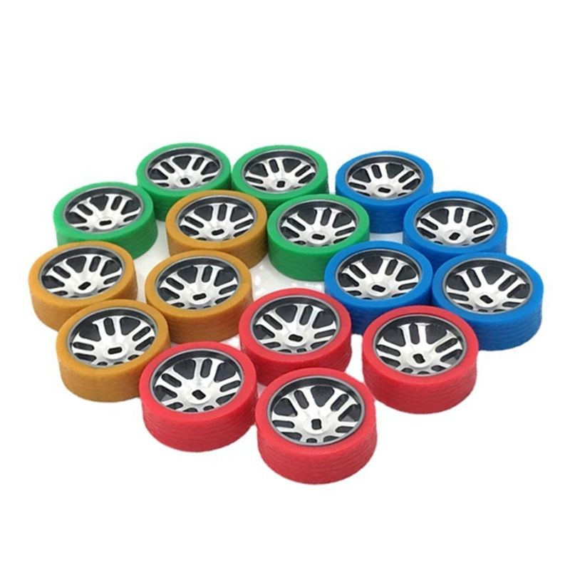 Rubber Wheel Pattern Racing Tires Tyre for Wltoys 284131 K969 K989 P929 P939 Mini-Z Mini-Q 1/28 RC Car Upgrade Parts