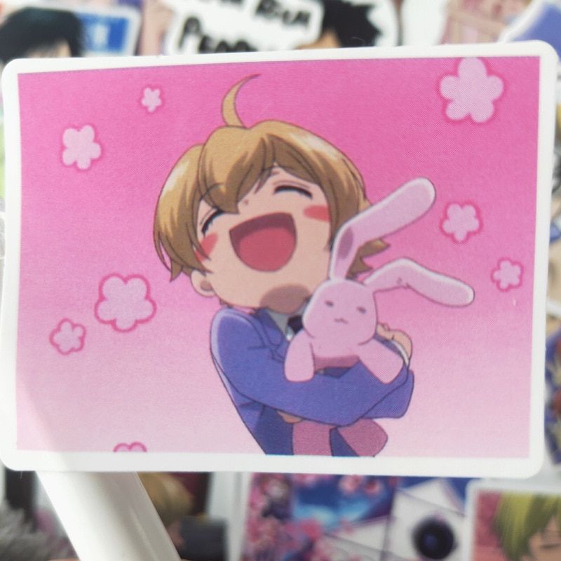 10/50pcs Anime Ouran High School Host Club Stickers Classic Anime Waterproof Decals Skateboard Sticker For Laptop Suitcase