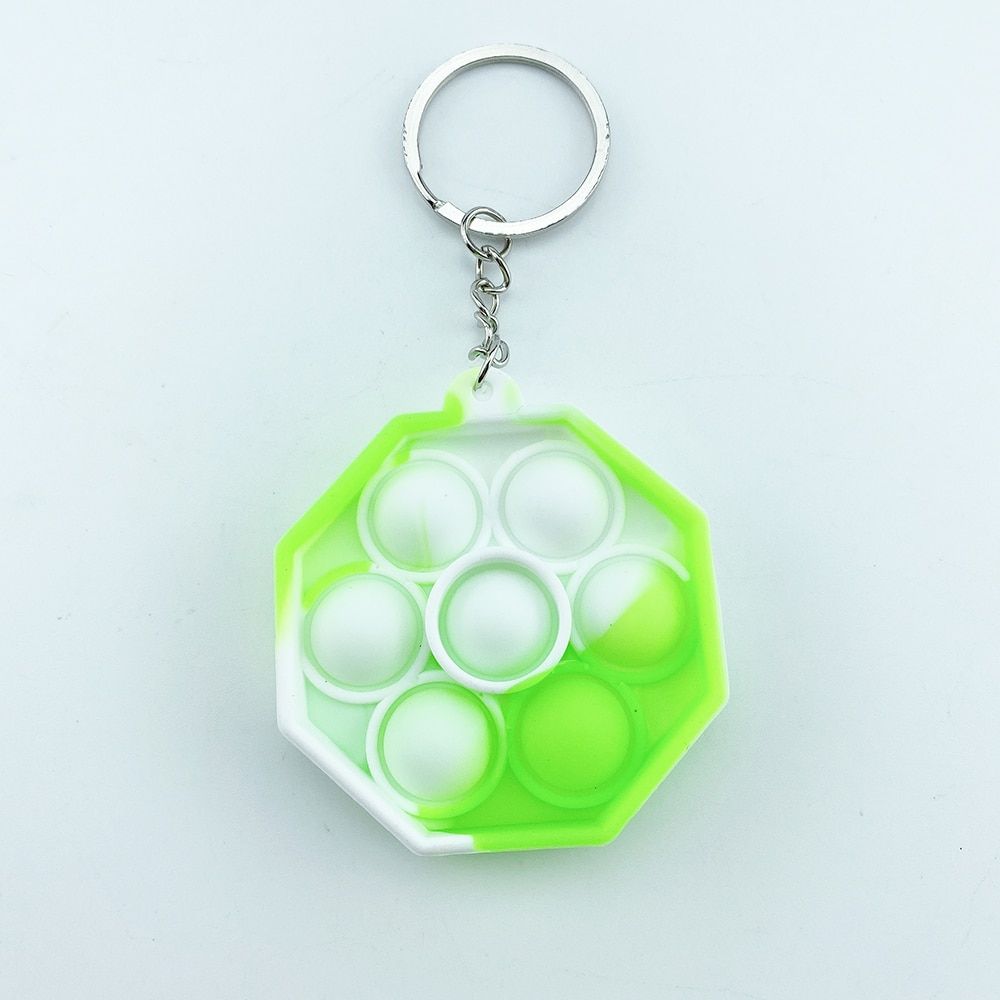 Fidget Sensory Mini Toys Set Rainbow color pops it Push Bubble Fidget Sensory small Toys Kids Adults Decompression Gift