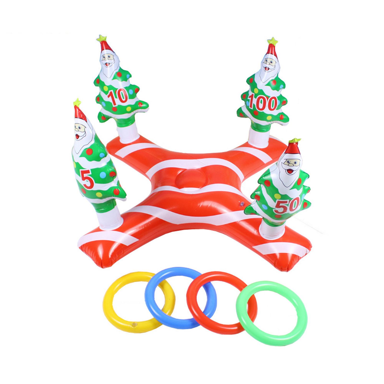 Inflale Ring Toss Eye-catching Educational Toys Inflale Ring Game