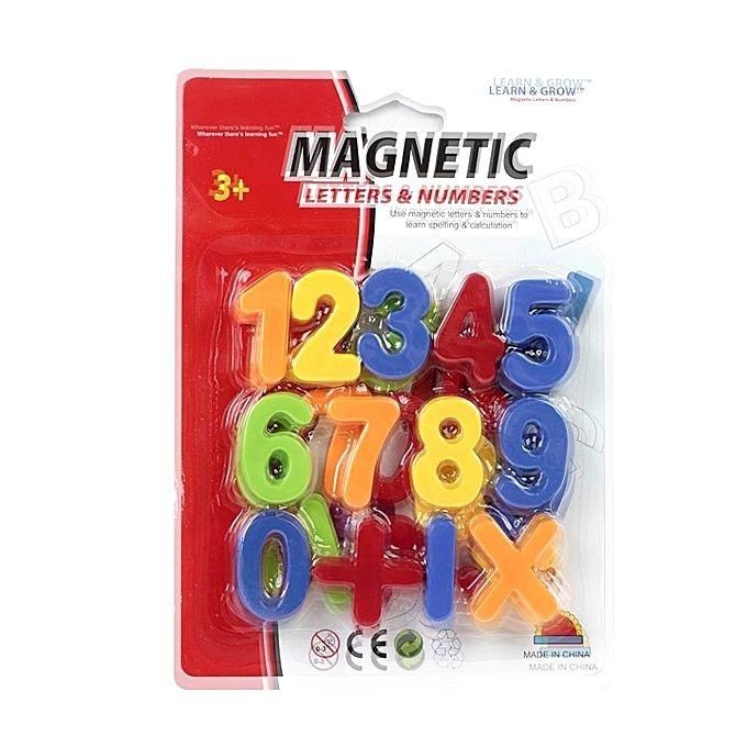 Magnetic Letters and Numbers Toy - Multi-Color