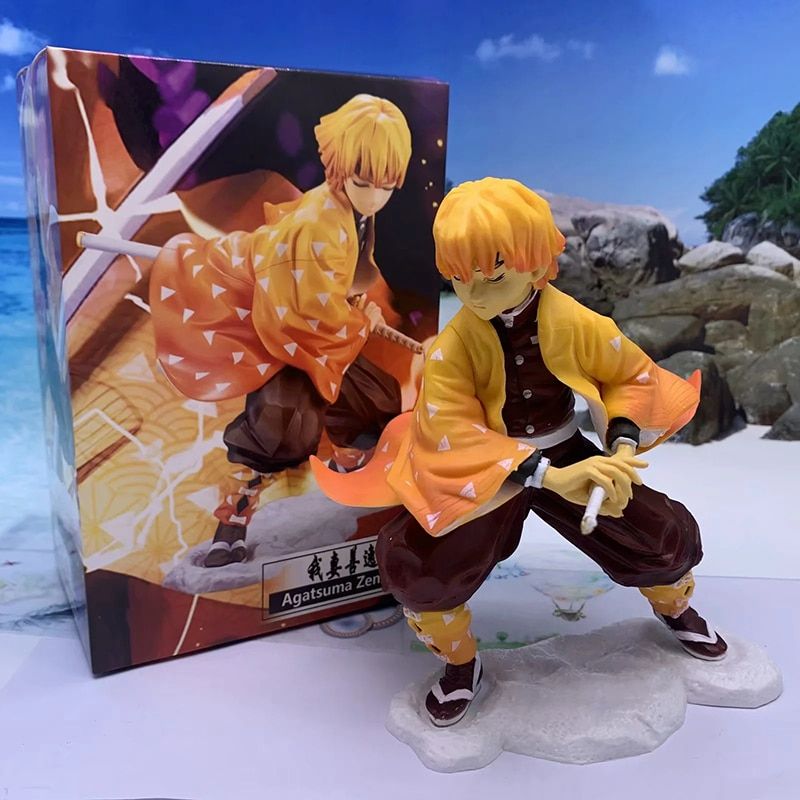 20cm Demon Slayer Anime Figure Rengoku Kyoujurou PVC Action Figures Toys GK Kimetsu No Yaiba Figurine Kamado Tanjirou Doll Gift