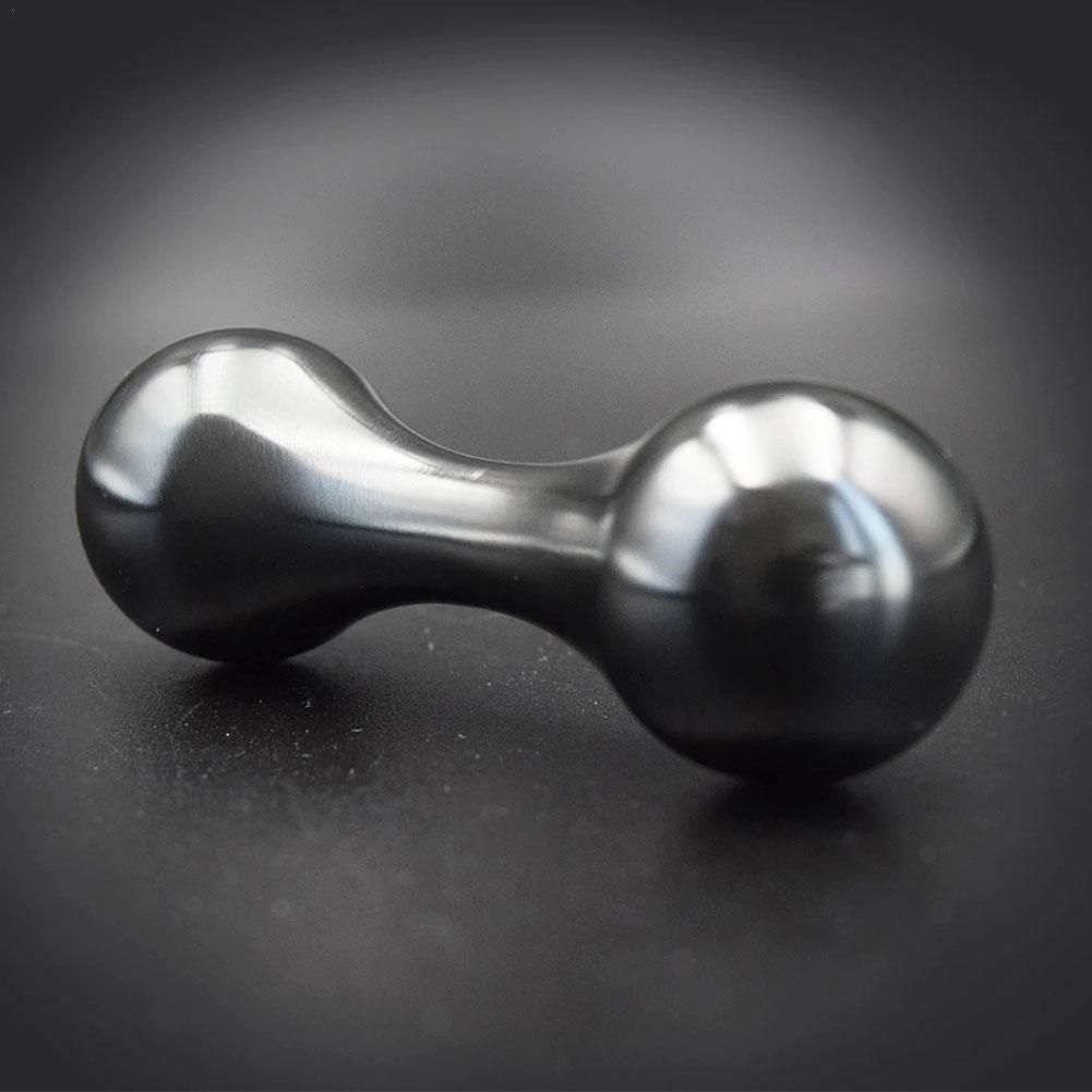 Fidget Toys Alloy Bone 43 Grams TiTo Alloy Bone Damascus Horse stone toy toy Bone Wangyou Decompression Polished rotating