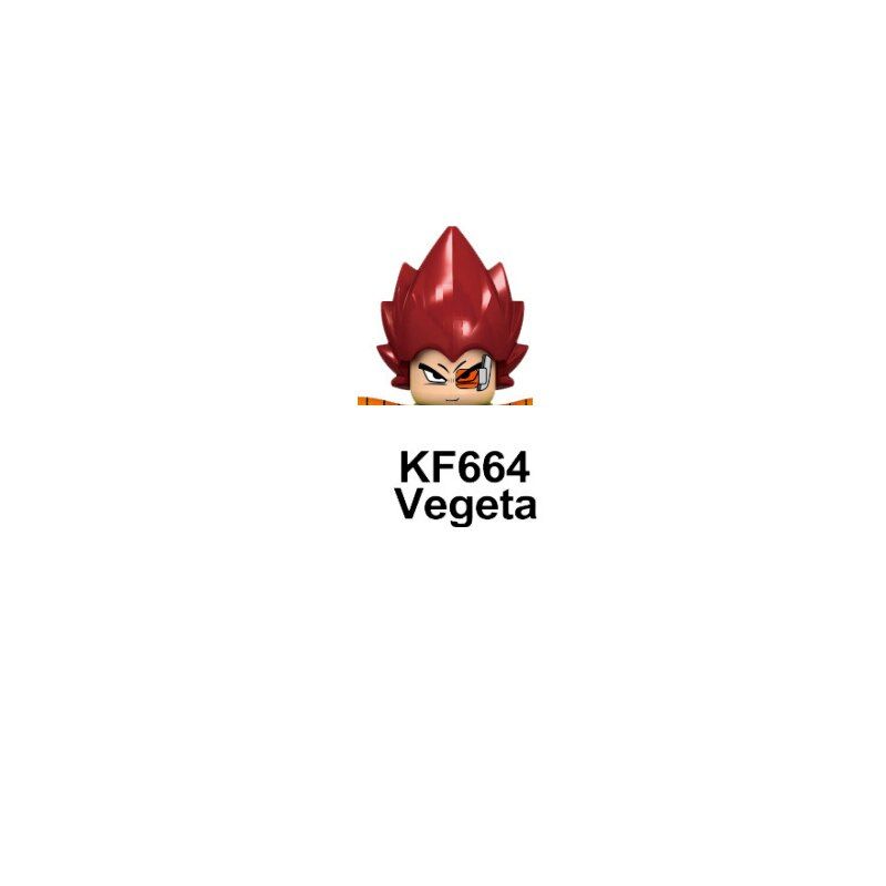 Single Sale KF6045 Anime Mini Figure Buliding Blocks Cartoon Bricks Children Gifts Toys Super Goku Jiren KF6057 Collect Model