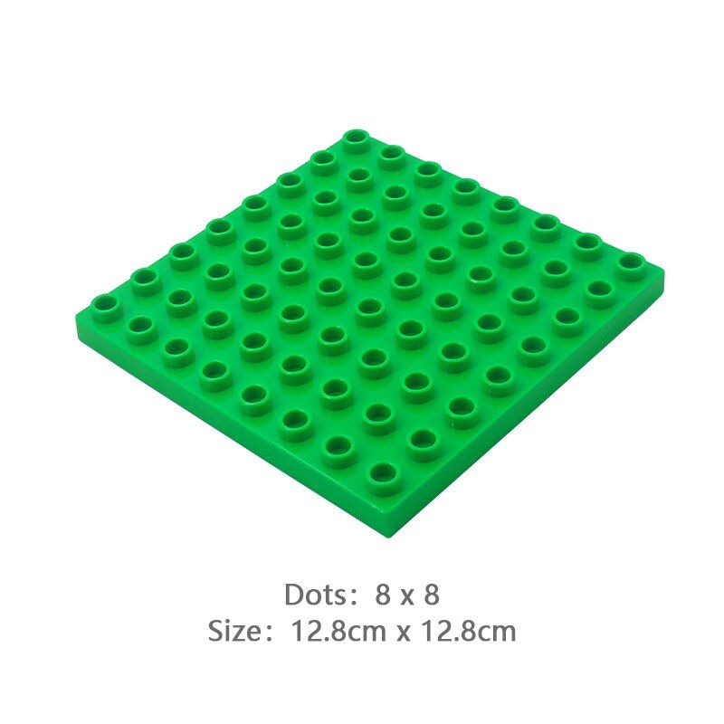 16*32 Dots Base Plates Fits for  Plastic Bricks Baseplates  Major Brands juguetes Building Blocks Construction Toys