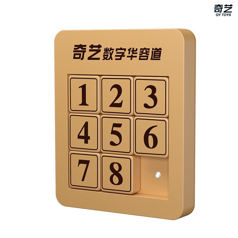 Qiyi Magnetic Klotski Puzzle Mini 9 Number Sliding Chinese Traditional puzzle Kids Educational Toys Creative Toys Kids Gifts
