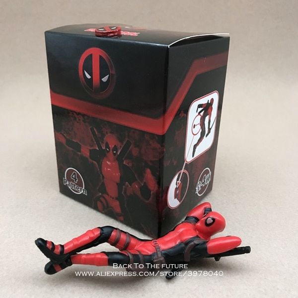 Disney Marvel X-Men Deadpool 2 Action Figure Sitting Posture Model Anime Mini Doll Decoration PVC Collection Figurine Toys model