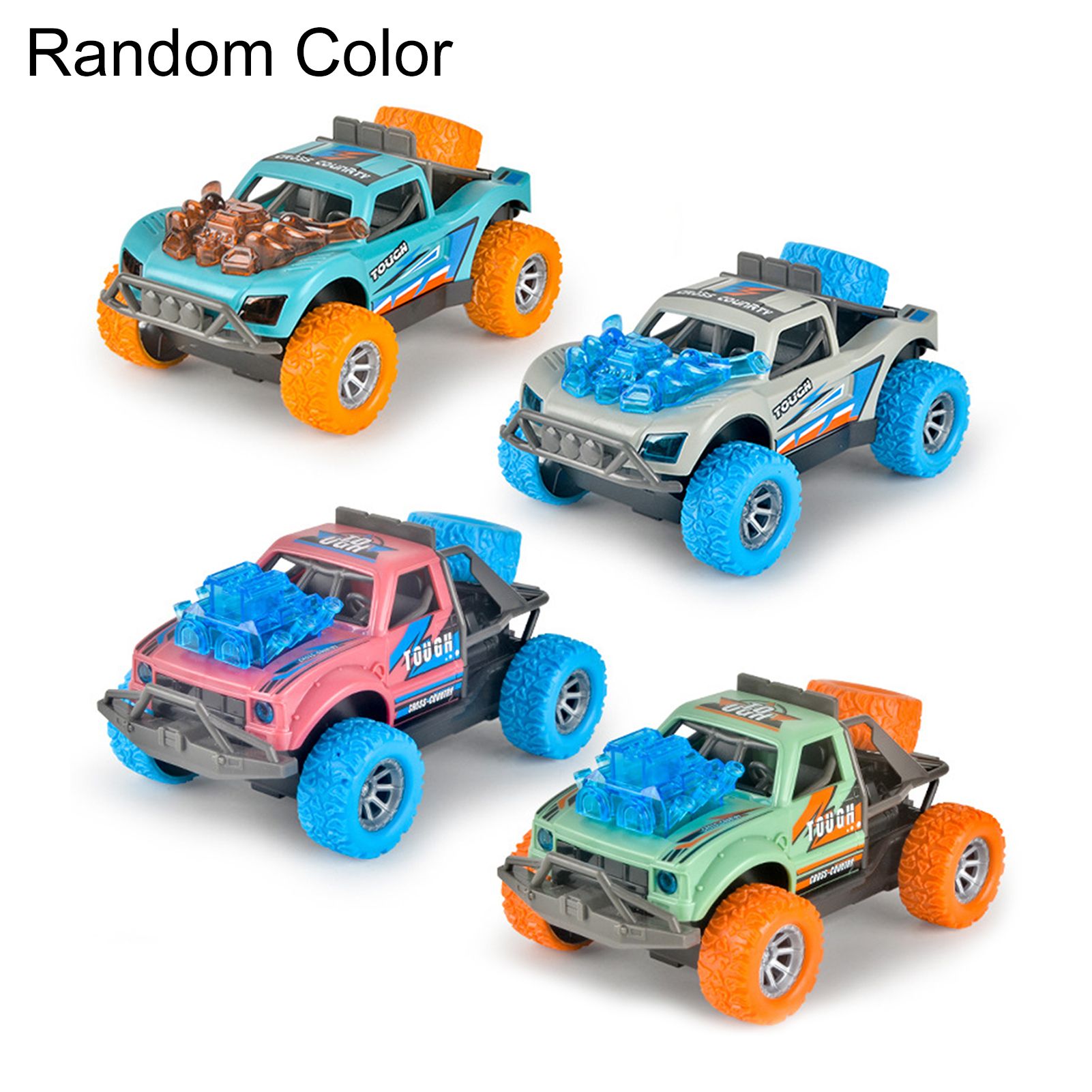 Childrenworld Return Truck Toy Push to Slide Pull Back Functional Truck Toy