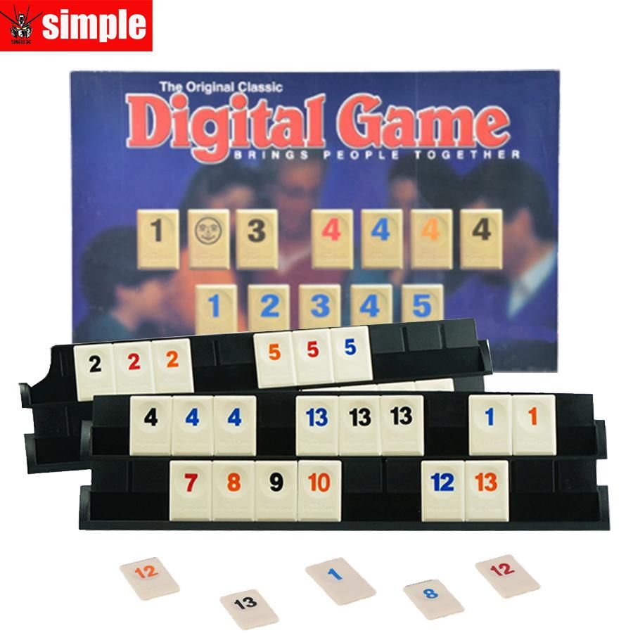 Family Game Rummikub Number Board Game Toy Education puzzle Boy Girl Gift Toy Game