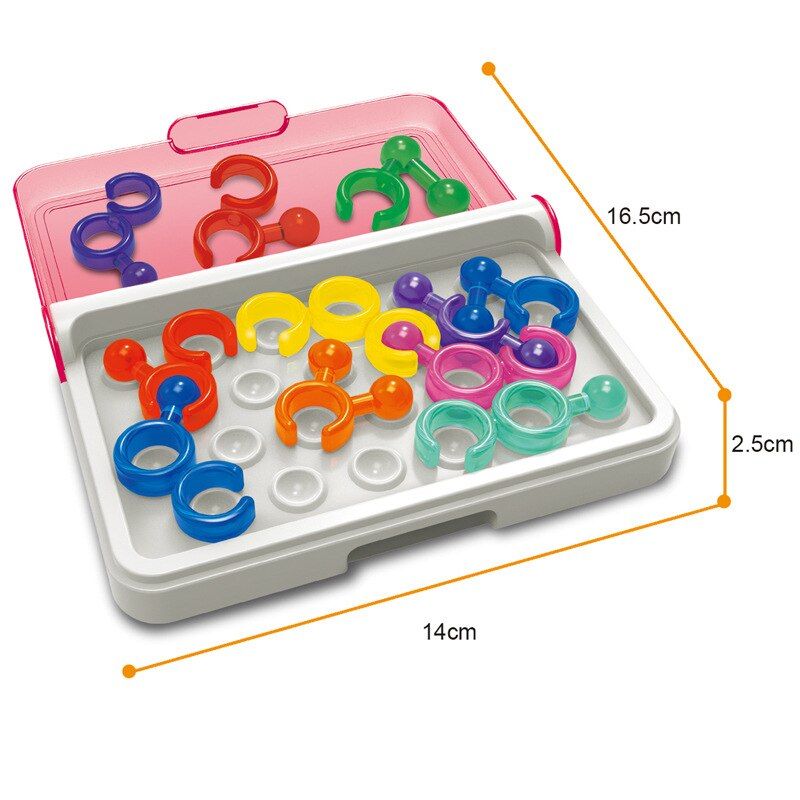 120 Challenges Smart IQ Games Jigsaw Puzzle Logical thinking Building Travel Game with Solution Montessori Educational Toys Gift