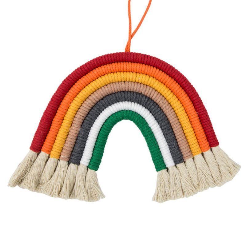 Simple Nordic Kids Room Rainbow Hanging Decoration Rainbow Wall Hanging Decor Scandinavian Kids Room Decoration Accessories