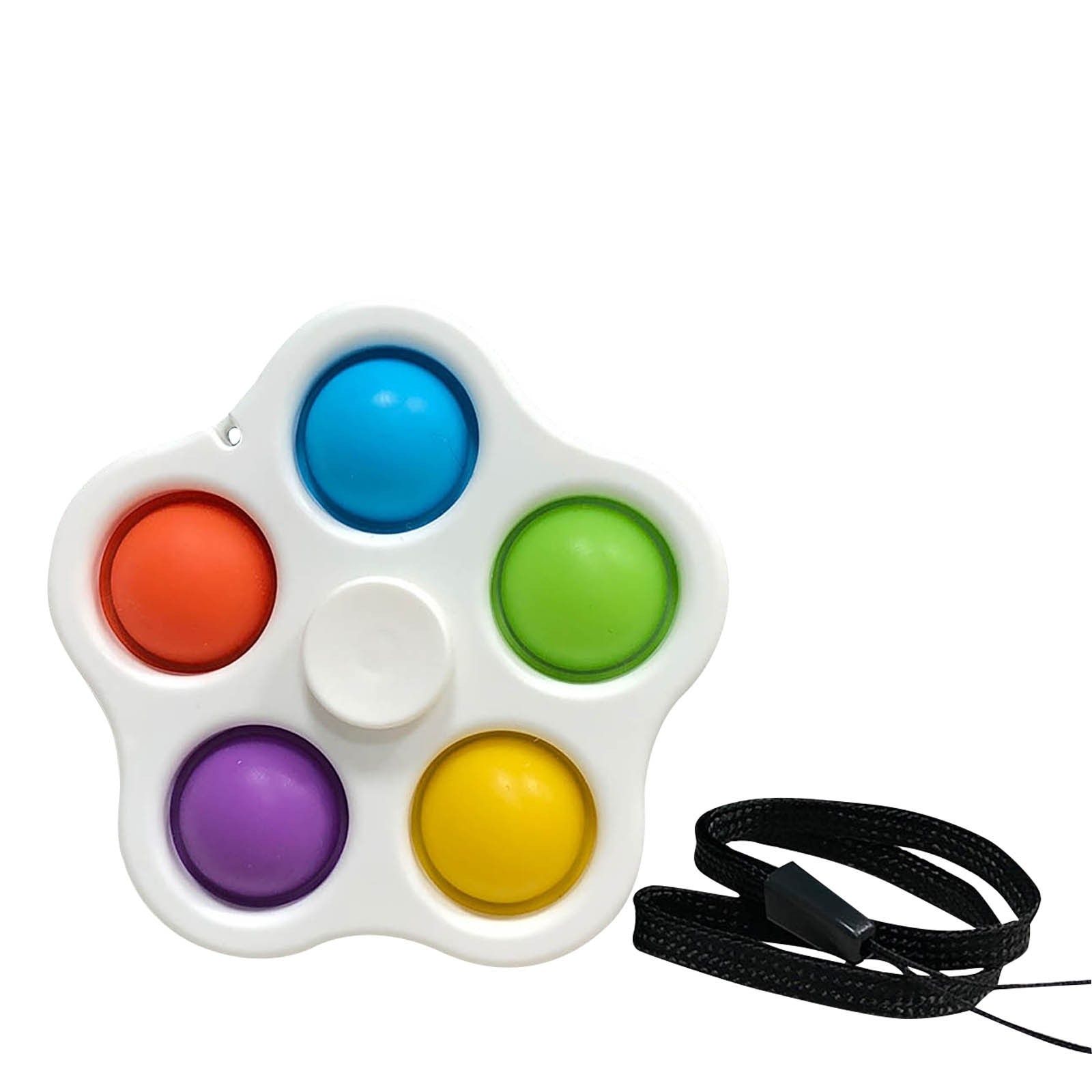 Mini Pop It For Kids Children Adult Stress Reliever Toy For Ocd Anxiety Silicone Stress Reliever Toy Squeeze Toy Pop It Fidget