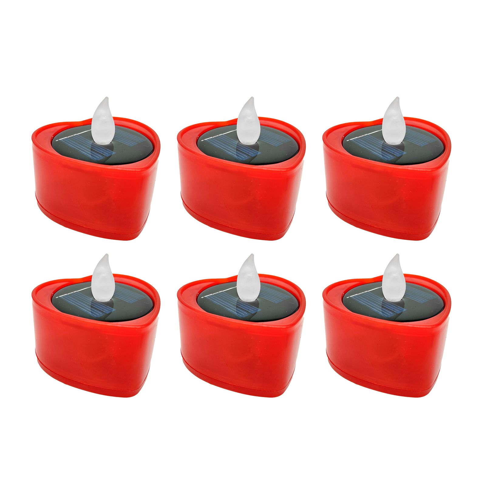 Candle Light Decor Lightweight LED Romantic Heart Shape Tea Lamp