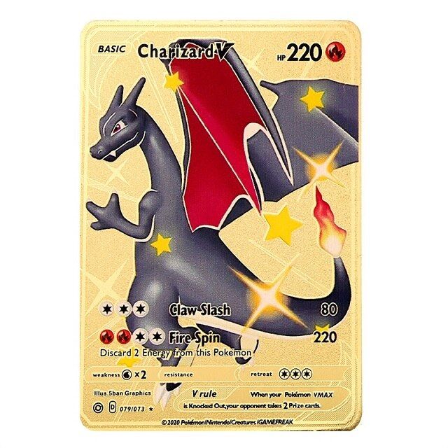 2021 Pokemon Cards Vmax GX MEGA Tag Metal Card Anime PIKACHU Charizard Collection Cards Game Toys For Children birthday gift