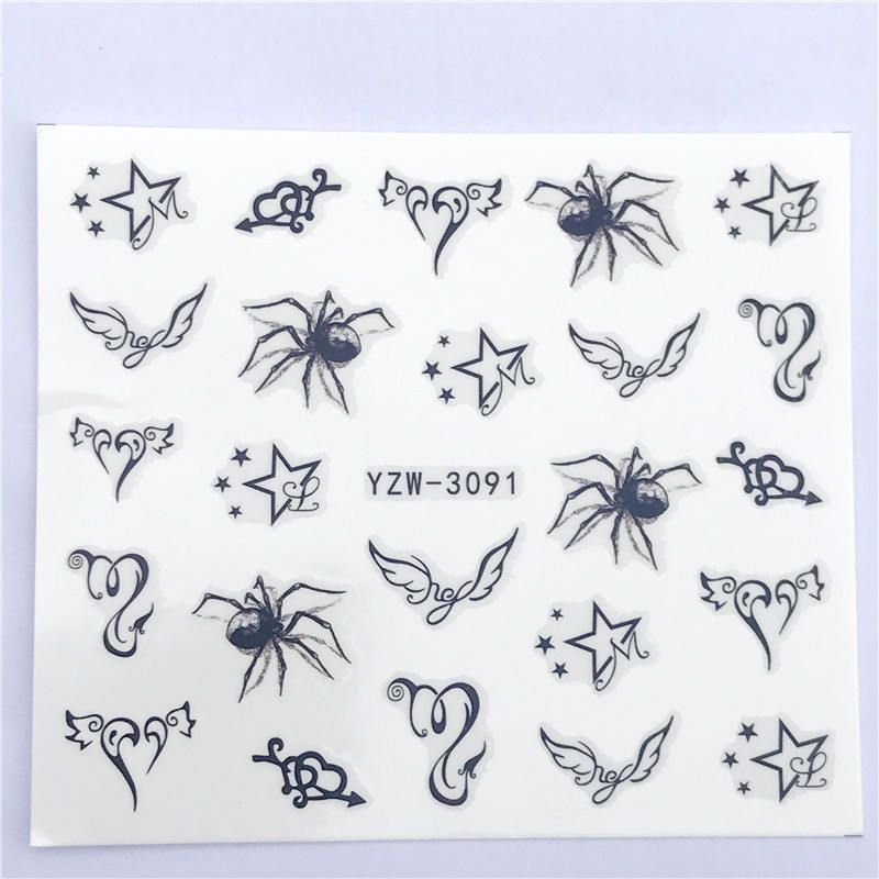 WUF 2020  Designs Wolf/Vintage/Flamingo Noble Necklace Designs For Nail Art Watermark Tattoo Decorations