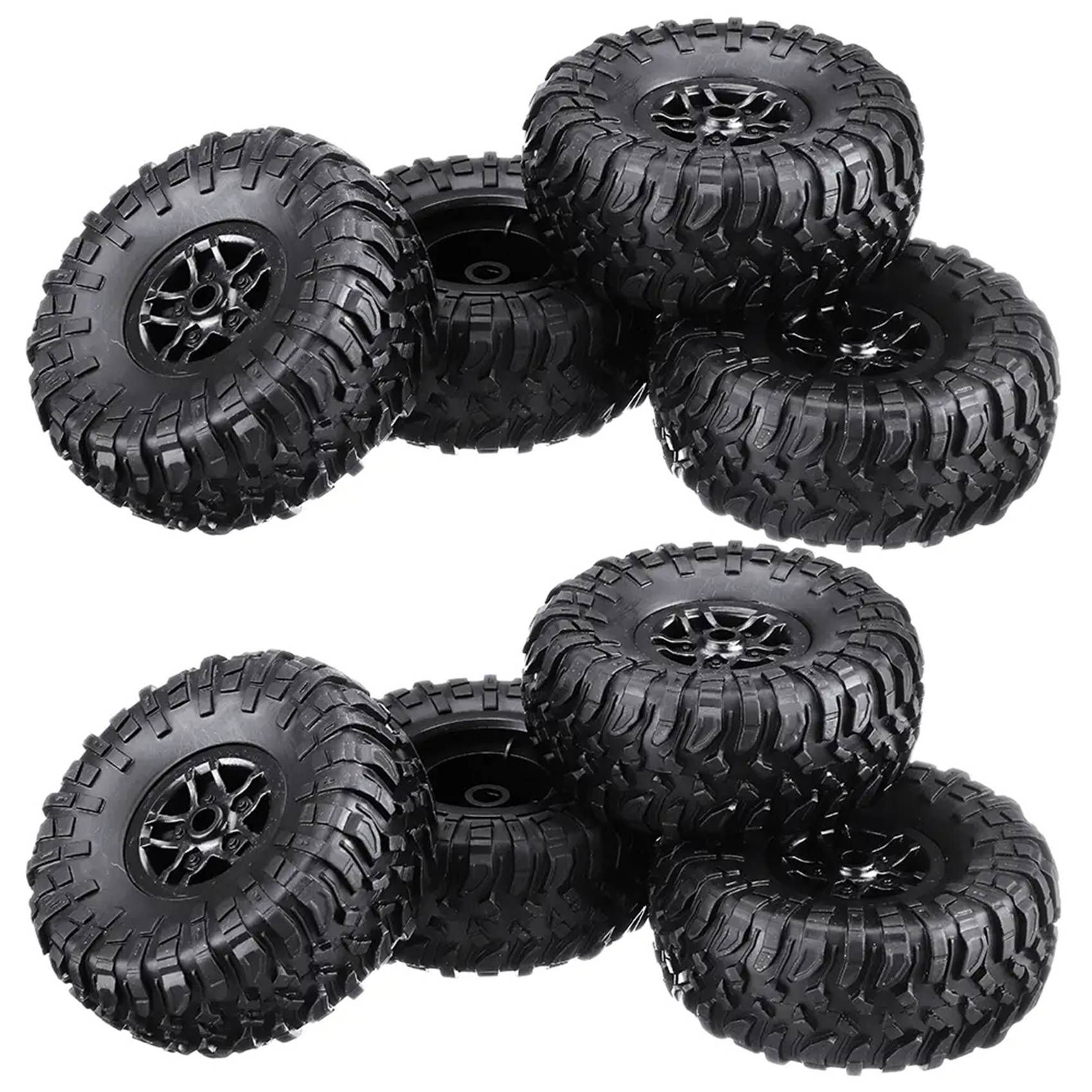 8Pcs RC Car Tires Tyre Wheel Upgrades Accessories for MN D90 D91 D96 D99 MN90 MN99S 1/12 RC Car Spare Parts