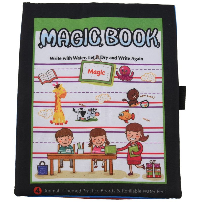 Magic Water Drawing Book, Coloring Book, Doodle Magic Pen Animals Painting