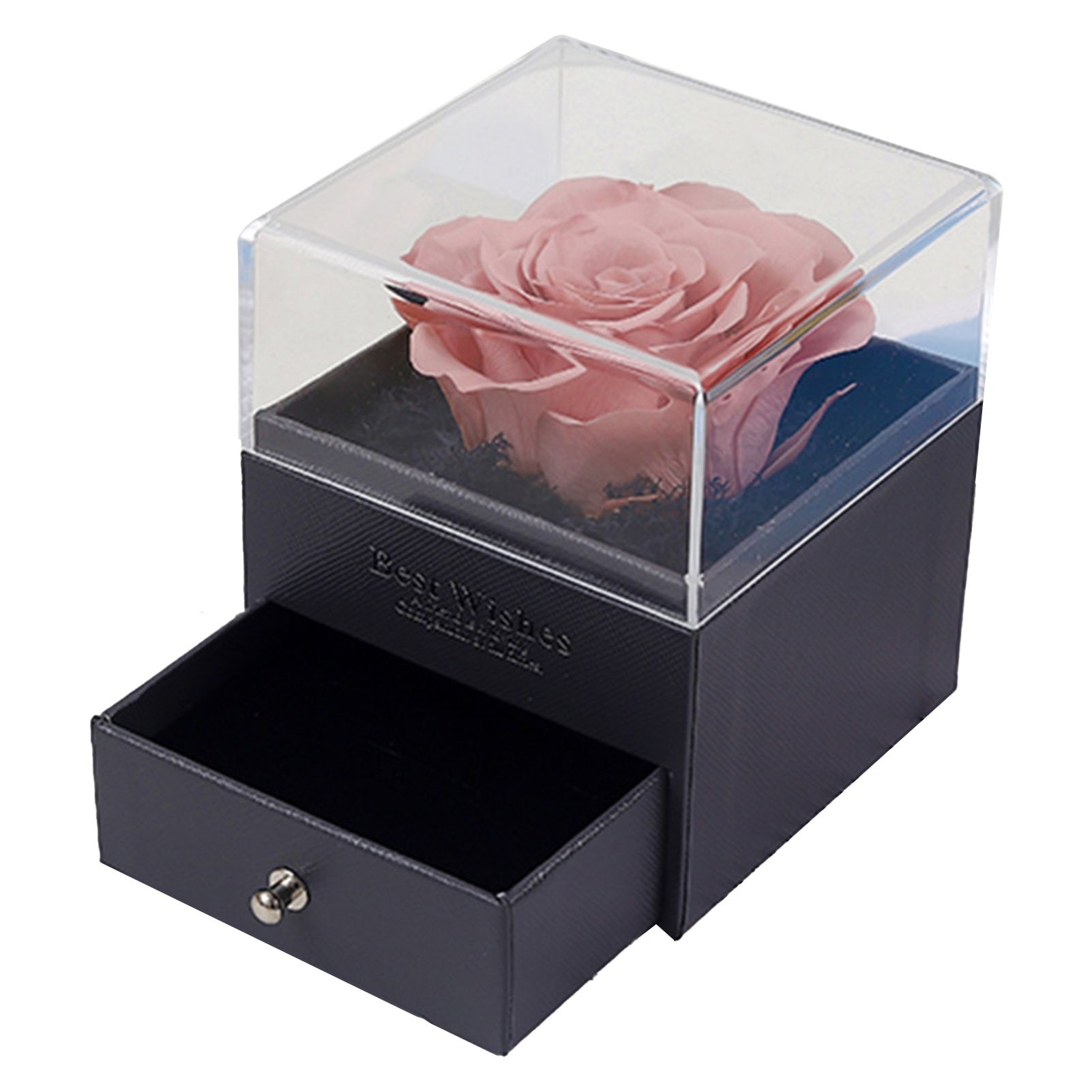 Rose Jewelry Gift Box Fine Workmanship Preserved Rose Jewelry Present Box